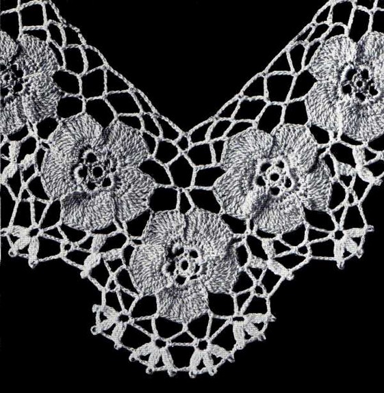 EDGING CROCHET Pattern FLOWER GIRL Lace PRIMROSE Irish ...