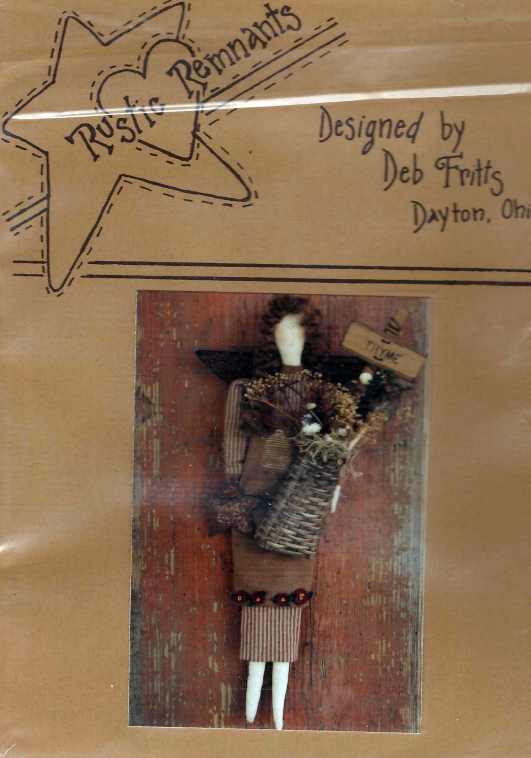Primitive Patti’s Ratties Fall Halloween Cat 12/" Doll Paper Pattern #607